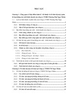 Luận văn tình hình tổ chức kế toán tại công ty TNHH TM ngọc nhâm