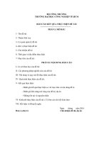 mẫu báo cáo chuyên đề