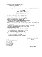 kế hoạch tuần 16