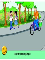 Bé thực hiện tốt luật an toàn giao thông.ppt