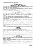 205 câu hỏi ôn tập môn lịch sử văn minh thế giới