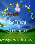 Bài 13. Gấp cái quạt