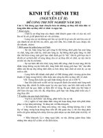 Đề cương kinh tế chính trị 