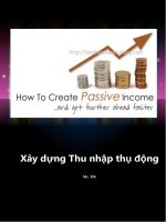 Xây dựng thu nhập thụ động