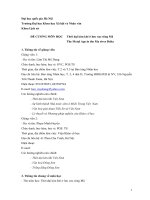 ĐỀ CƢƠNG MÔN HỌC Thời đại kim khí ở lƣu vực sông Mã