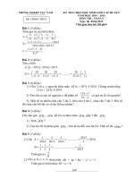 Đề HSG Toán 6 Huyện Lục Nam 20142015