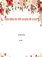 Bài 25. Một số loài cây sống trên cạn