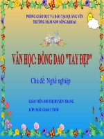 bài giảng tay đẹp