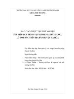 TÌM HIỂU QUY TRÌNH vận HÀNH NHÀ máy nước, lò đốt rác TRÊN địa bàn HUYỆN hạ hòa 