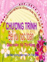 Nhận biết số lượng và chữ số trong phạm vi 7