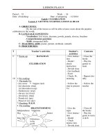 GIÁO ÁN TIẾNG ANH 9 BÀI 8