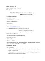 ĐỀ CƢƠNG MÔN HỌC: Tôn giáo và đời sống xã hội hiện đại