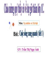 Bài 18. Cuộc sống xung quanh