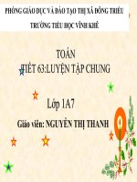 Luyện tập chung Trang 89