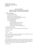 ĐỀ CƢƠNG MÔN HỌC Tộc ngƣời và các quan hệ xuyên biên giới ở khu vực Mêkông