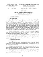 bao cao tong ket ban quan lý KCN Bắc NInh 2013
