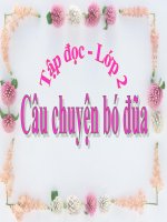 Tuần 14. Câu chuyện bó đũa