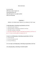 đề cương chi tiết phòng vệ chính đáng