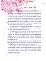 Ảnh hưởng của nước thải nhà máy tinh bột sắn ông trạch đến sản xuất và đời sống của người dân xã nghĩa đức, huyện nghĩa đàn, tỉnh nghệ an 