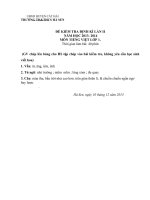 de kiem tra tieng viet 1 dinh ki lan 2