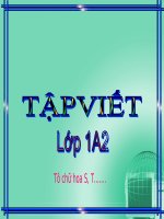 Tuần 32. Tô chữ hoa: S, T