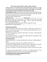 ĐỀ CƯƠNG môn TRUYỀN THÔNG môi TRƯỜNG 