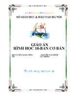 Giáo án HìNH học 10 BAN cơ bản 