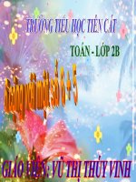 6 cộng với một số: 6 + 5