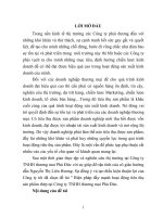 Biện pháp đẩy mạnh hoạt động tiêu thụ sản phẩm thép tại công ty TNHH thương mại phú đức 
