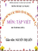 Tuần 26. Tô chữ hoa: C, D, Đ