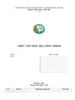 Mẫu báo cáo thực tập 