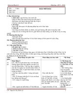 GIÁO ÁN ĐỊA LÝ KHỐI 6 THEO CHUẨN KIẾN THỨC TRỌN BỘ