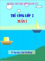 Bài 5. Gấp thuyền phẳng đáy có mui