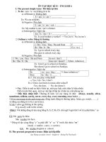 đề cương ôn thi tiếng anh HK2 lớp 6