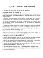 Cuộc Duy tân Minh Trị ở Nhật Bản Lịch sử 11