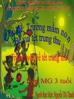 Trò chuyện về tết trung thu