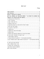 Phóng sự truyền hình   vai trò của hình ảnh trong tác phẩm truyền hình