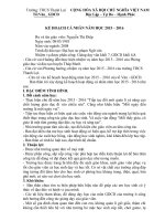 KẾ HOẠCH CÁ NHÂN MÔN NGỮ VĂN 6 8 NĂM 2015 2016