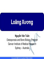 Bài giảng loãng xương   nguyễn văn tuấn