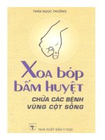 Ebook xoa bóp bấm huyệt chữa các bệnh vùng cột sống  phần 1