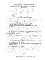 De thi HSG Hoa 13-14