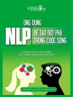 Ứng dụng ngôn ngữ tư duy (NLP) vào cuộc sống