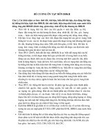 ĐỀ CƯƠNG ôn tập môn BIẾN đổi KHÍ hậu