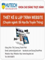 Bài giảng thiết kế và lập trình website  chương 0    khái niệm, các thuật ngữ liên quan về internet và website