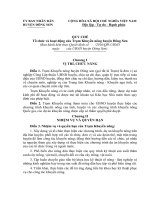 quy chế hoạt động trạm KN đông sơn