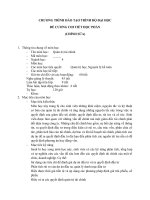 ĐỀ CƯƠNG CHI TIẾT HỌC PHẦN Quản trị tài chính