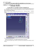 ứng dụng catia trong thiết kế mà mô phỏng các chi tiết máy - chương 5 Lắp ráp các chi tiết ( assembly design )