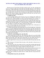 HƯỚNG DẪN BIỆN PHÁP PHÒNG CHỐNG DỊCH BỆNH CHO GIA SÚC, GIA CẦM TRONG MÙA MƯA BÃO