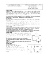 Đề khảo sát chất lượng lần 2 môn Lý 11