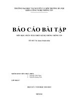 BÁO cáo bài tập đề tài QUẢN lý BỆNH NHÂN